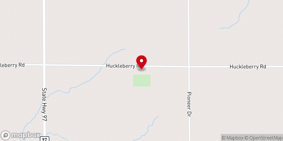 Map showing location of St. John Lutheran Church - LCMS