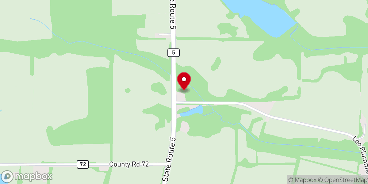 Map showing location of Coles Chapel