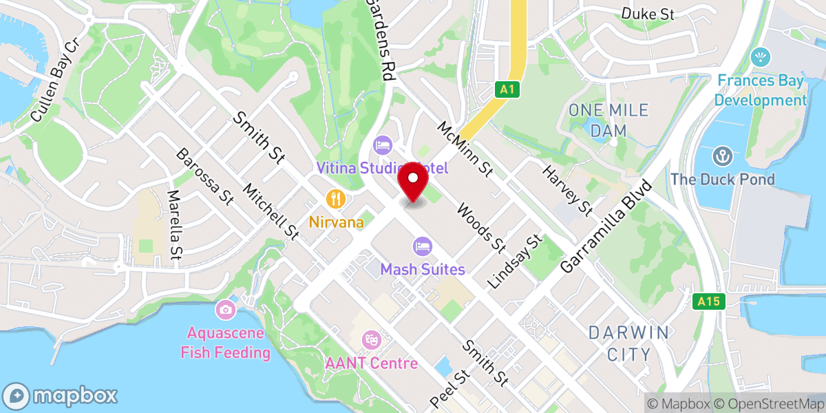 Map showing location of Greek Orthodox Church Community Welfare Office