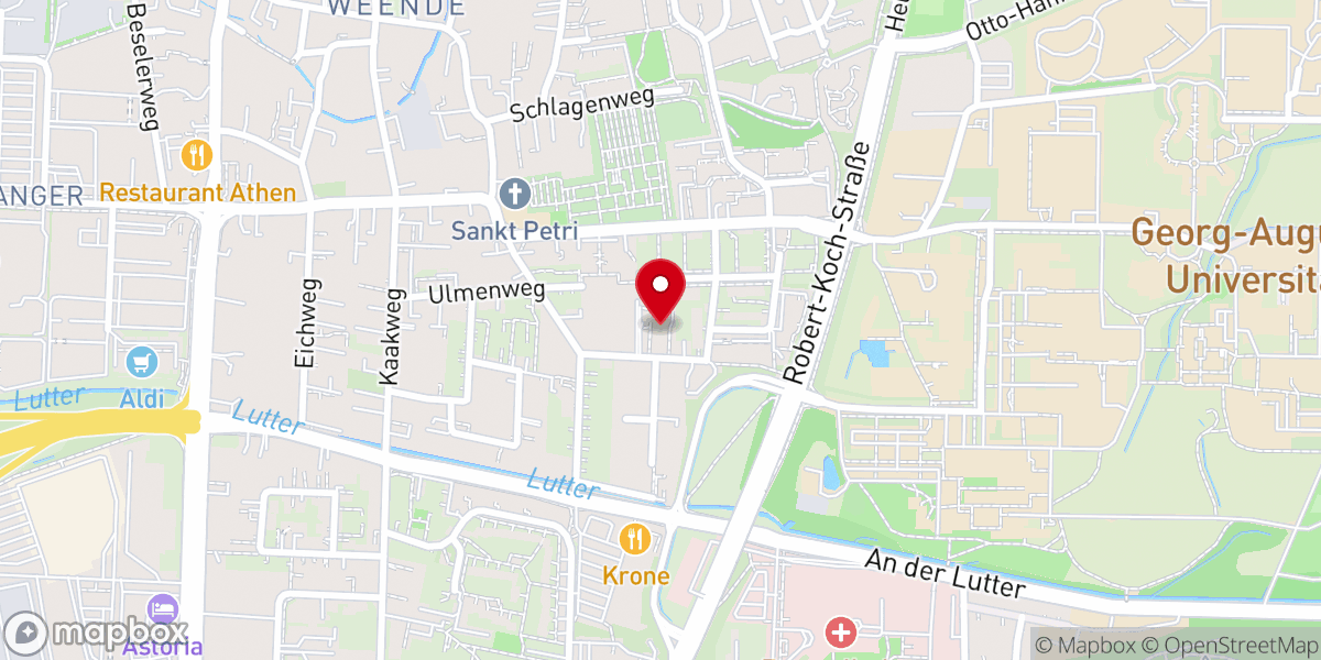 Map showing location of kath. Vinzenzkirche