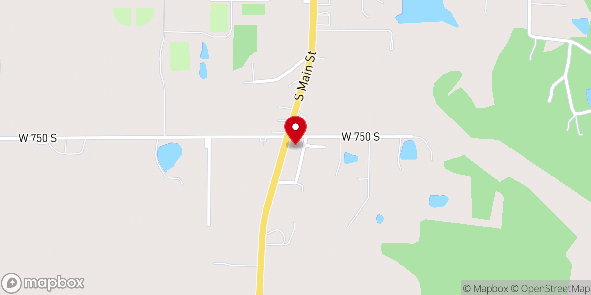 Map showing location of Huntingburg Seventh-day Adventist Church