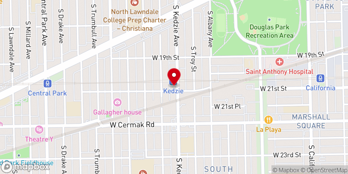 Map showing location of First Saint Peter All Nations Pentecostal Church of God