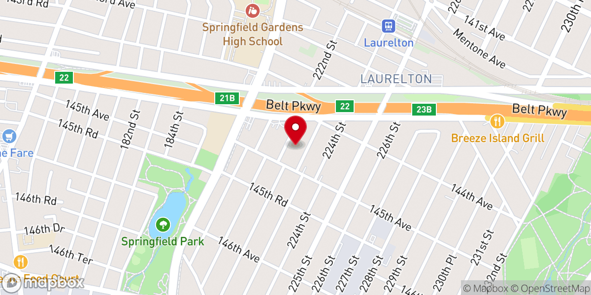 Map showing location of New Covenant Life Ministries