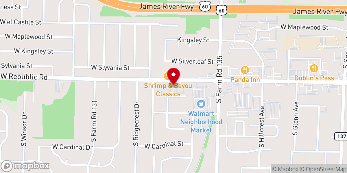 Map showing location of LifeSpring Church