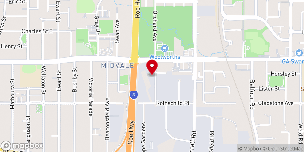 Map showing location of Saving Grace Church