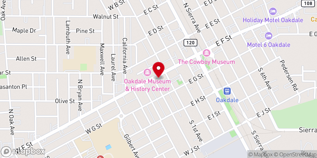 Map showing location of Fellowship Hall