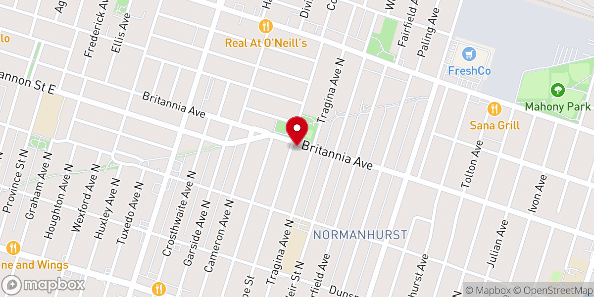 Map showing location of The House Of God Hamilton