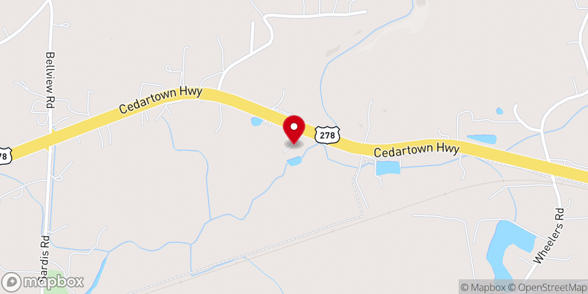 Map showing location of Stone Creek Inn