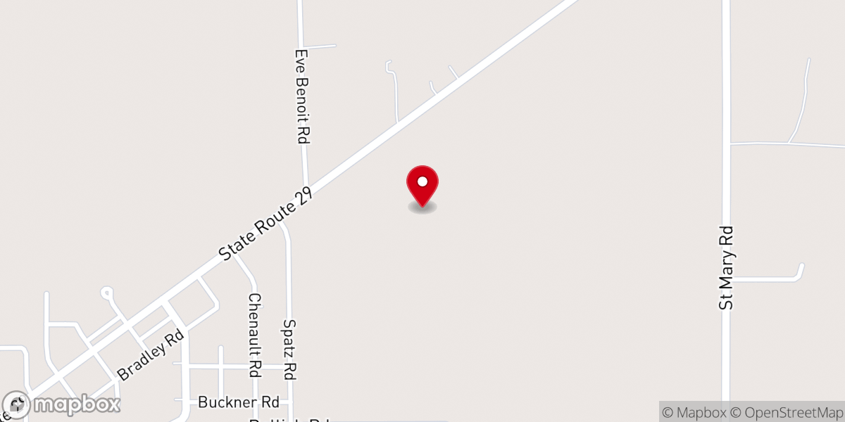 Map showing location of Greater Outreach Ministries Worship Center
