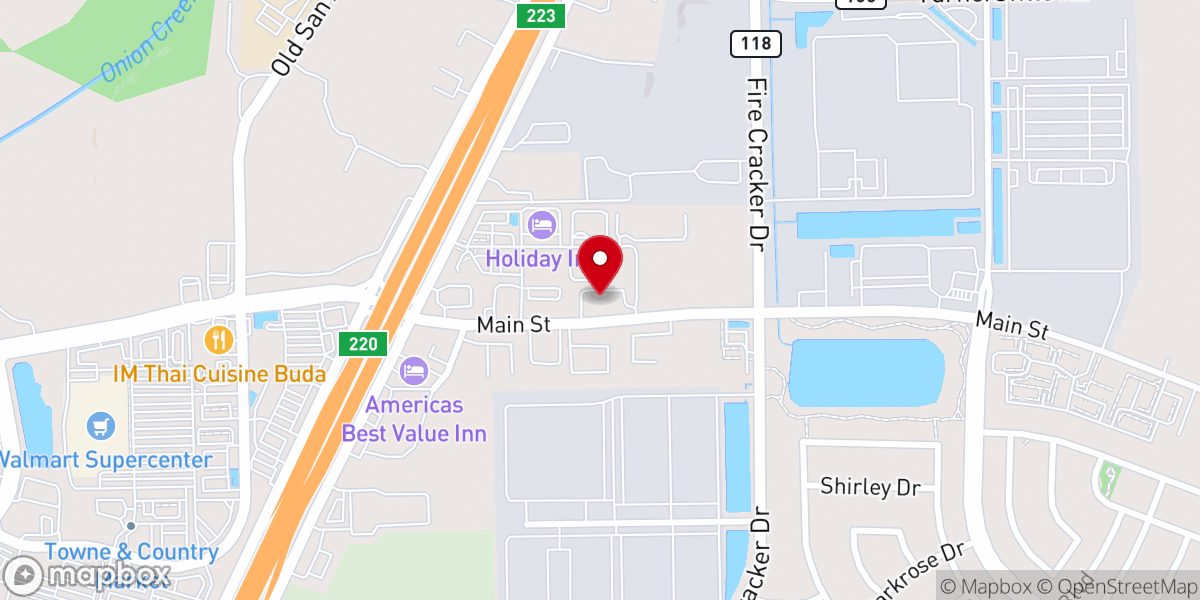Map showing location of Candlewood Suites Buda - Austin SW by IHG
