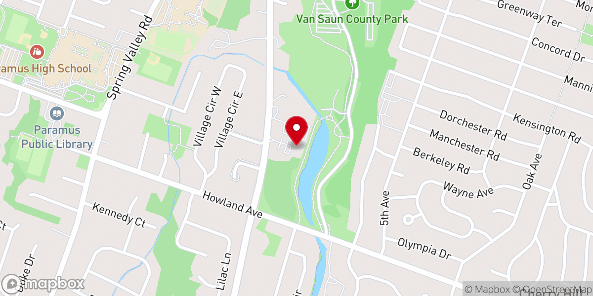 Map showing location of Armenian Presbyterian Church