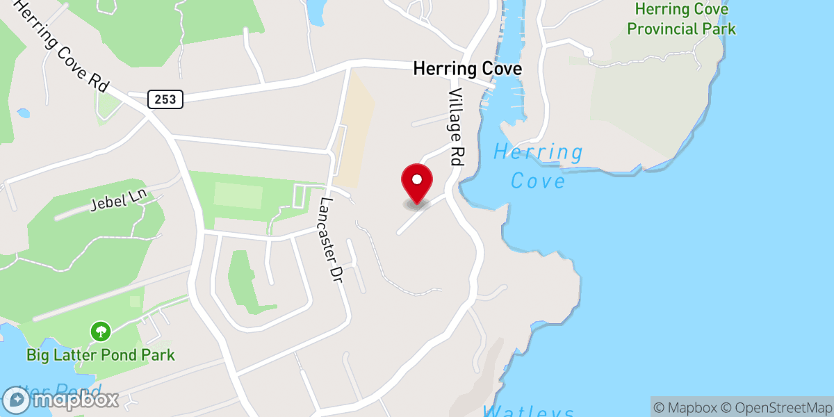 Map showing location of St. James Anglican Church