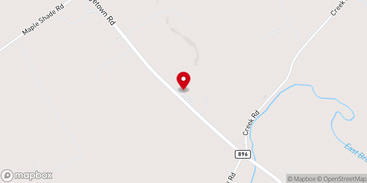 Map showing location of Andrews Bridge Christian Fellowship