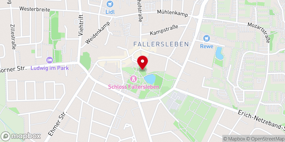 Map showing location of Ev.-luth. Michaeliskirche Wolfsburg-Fallersleben