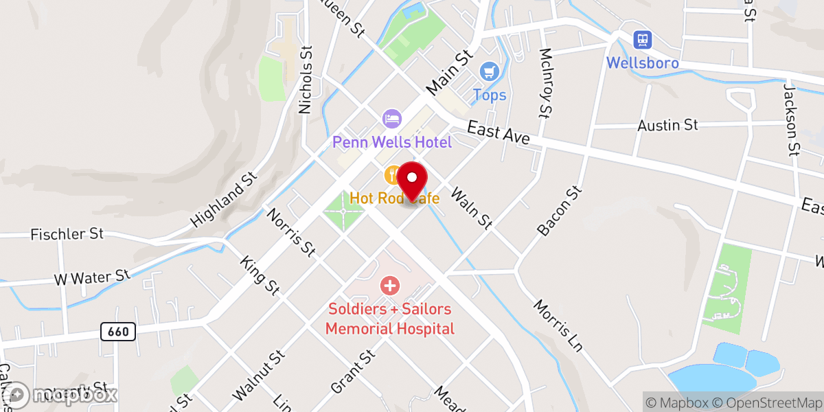 Map showing location of The Lighthouse Youth Building