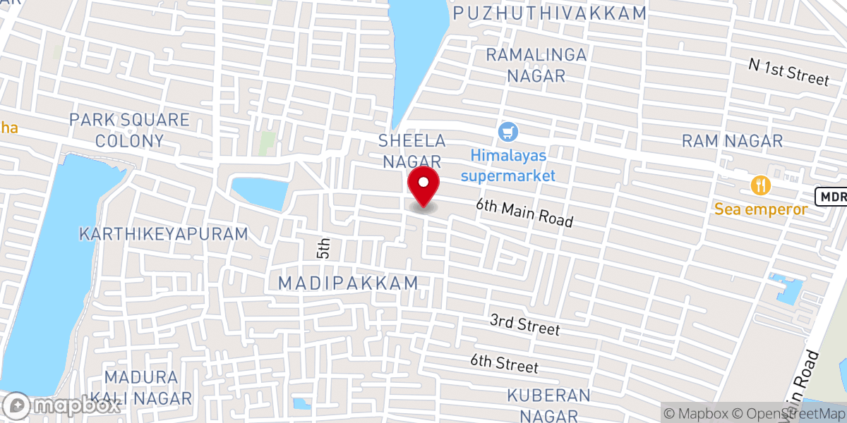 Map showing location of icpf church