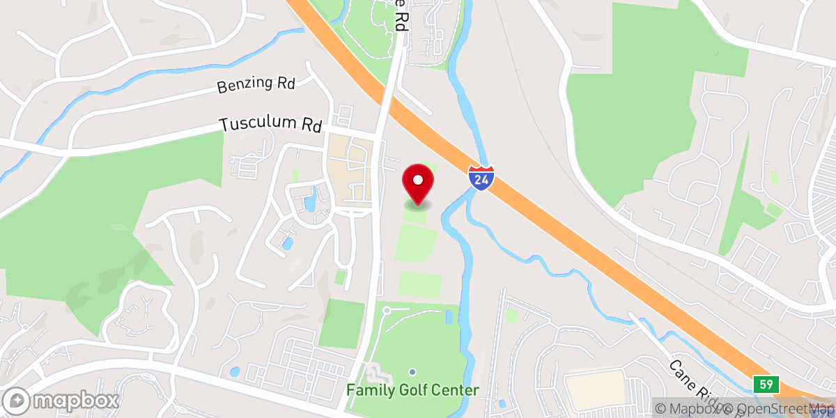 Map showing location of Filipino-American Bible Church