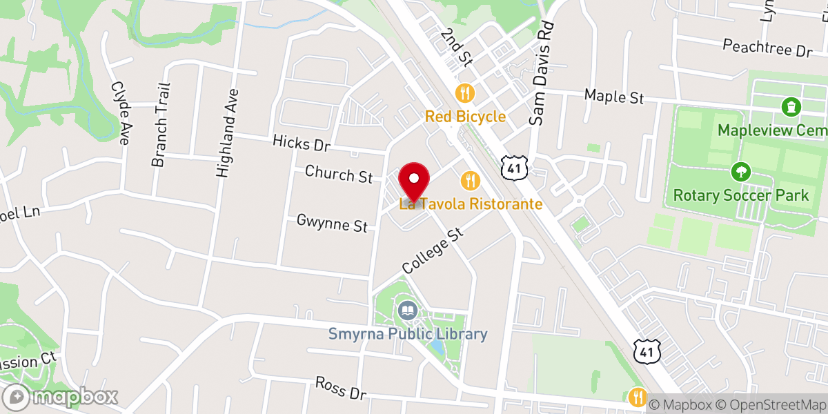 Map showing location of Living Truth Christian Center