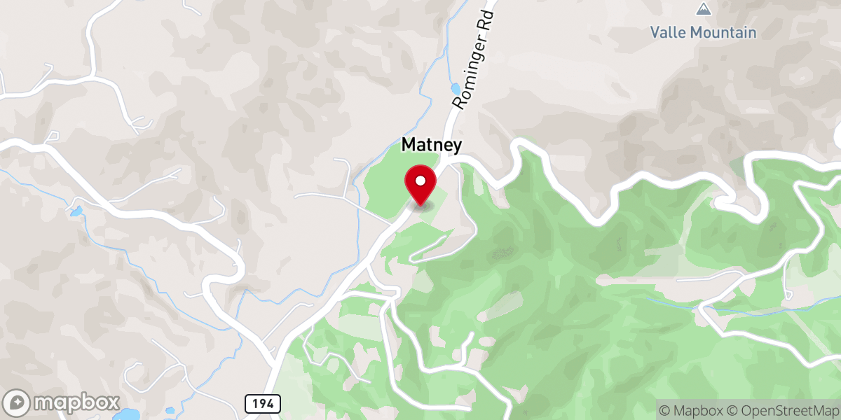 Map showing location of Liberty Methodist Church