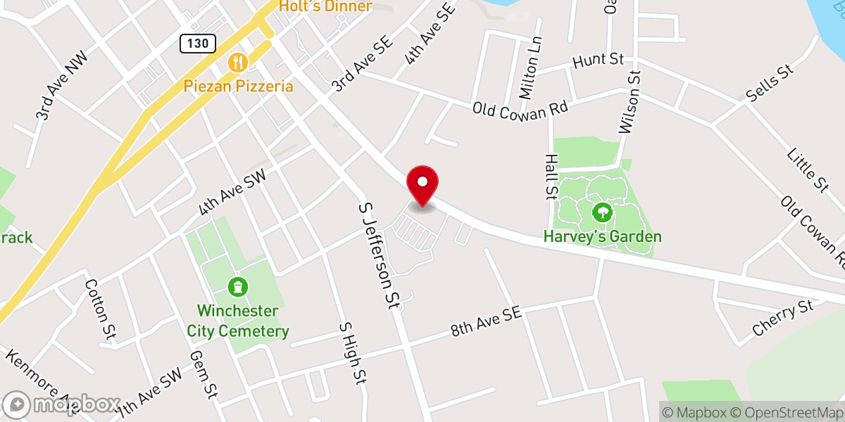 Map showing location of The Church of Jesus Christ of Latter-day Saints
