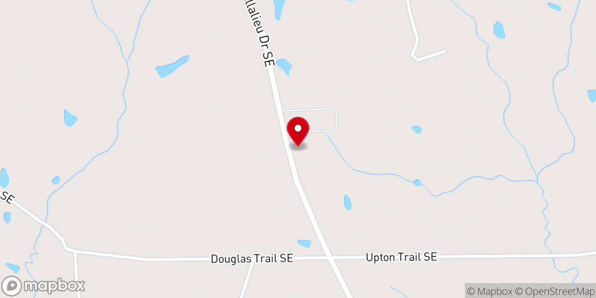 Map showing location of Souls Harbor Church