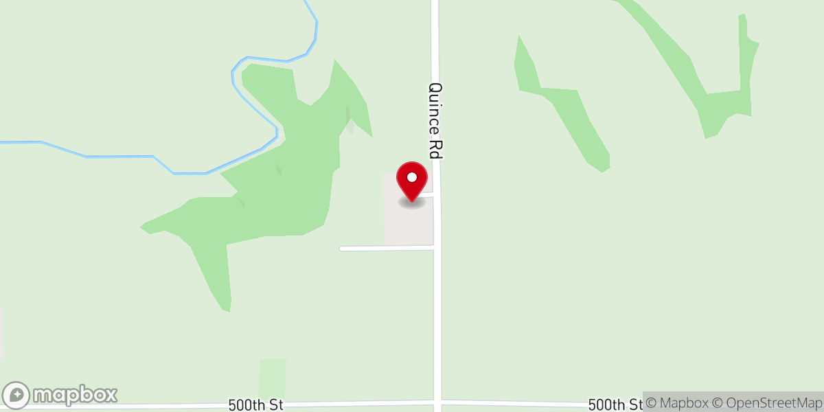 Map showing location of Altamont Baptist Church