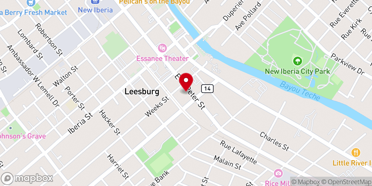 Map showing location of Public Defenders Office