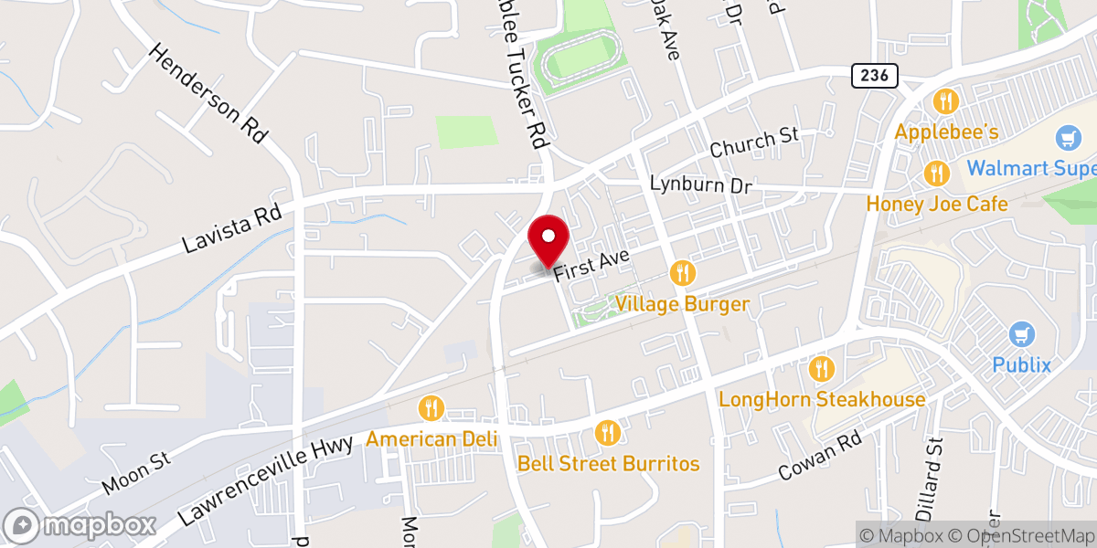 Map showing location of Sozo New Covenant Fellowship
