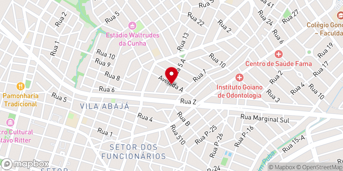 Map showing location of Igreja Pentecostal Libertadores De Sião