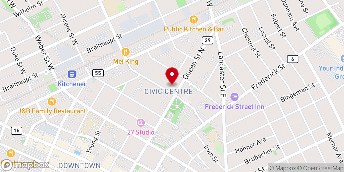 Map showing location of Church of the Good Shepherd