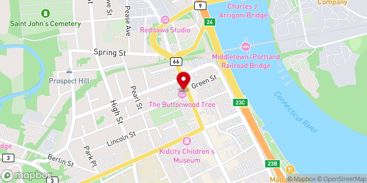 Map showing location of St. Vincent de Paul Middletown