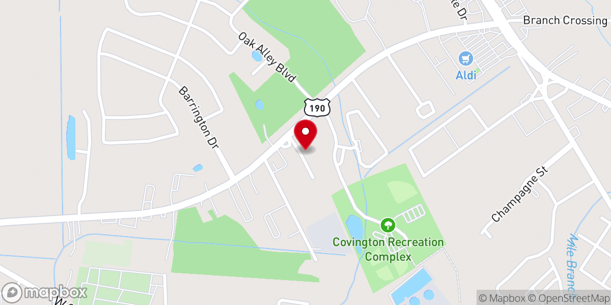 Map showing location of Northshore Worship Center