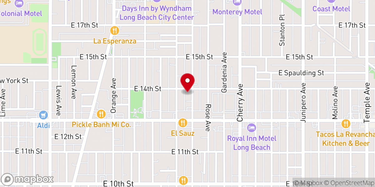 Map showing location of Golgotha Trinity Baptist Church