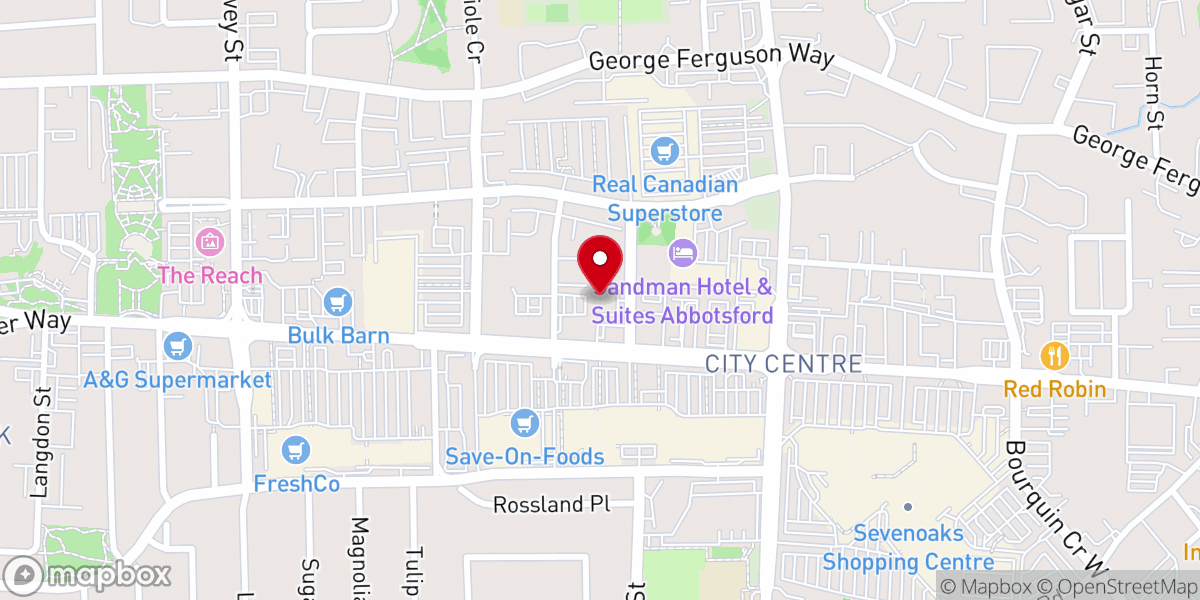 Map showing location of House of James