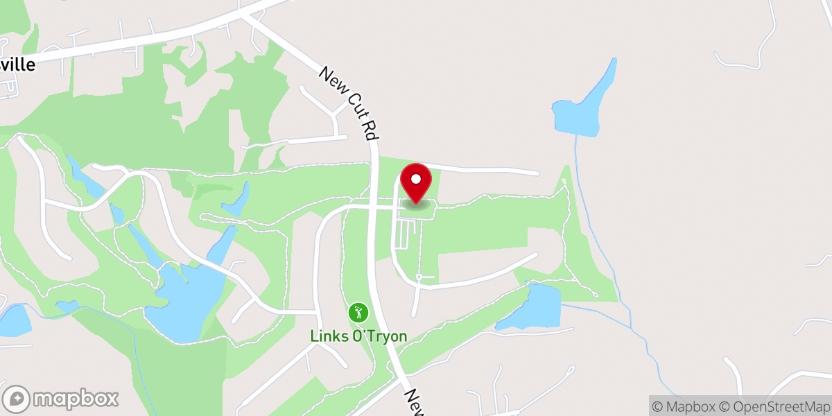 Map showing location of Links O'Tryon
