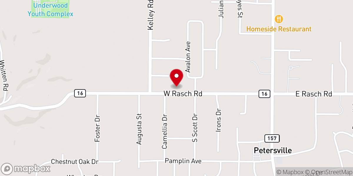 Map showing location of Free Spirit Bible Baptist