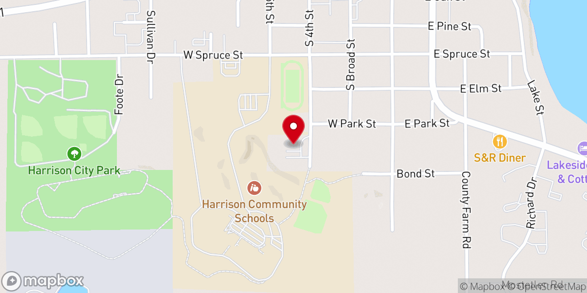 Map showing location of St. Luke Lutheran Church - LCMS