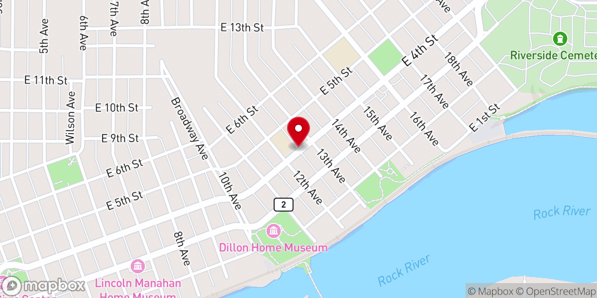 Map showing location of Helping Hands (Nazarene Church) - Food Distribution Center