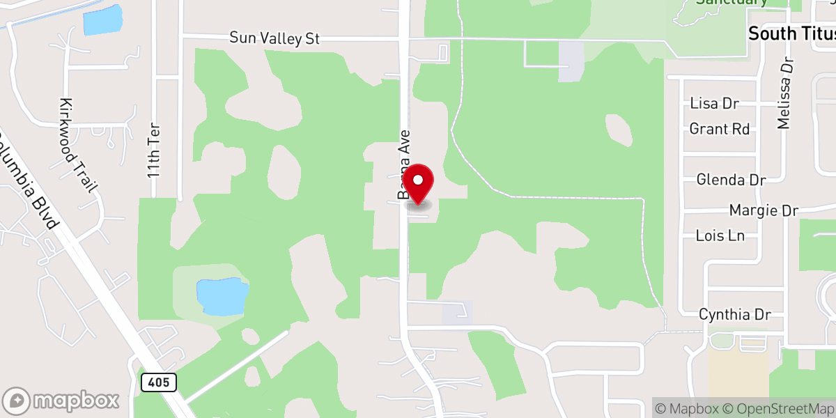 Map showing location of Truth Free Will Baptist Church