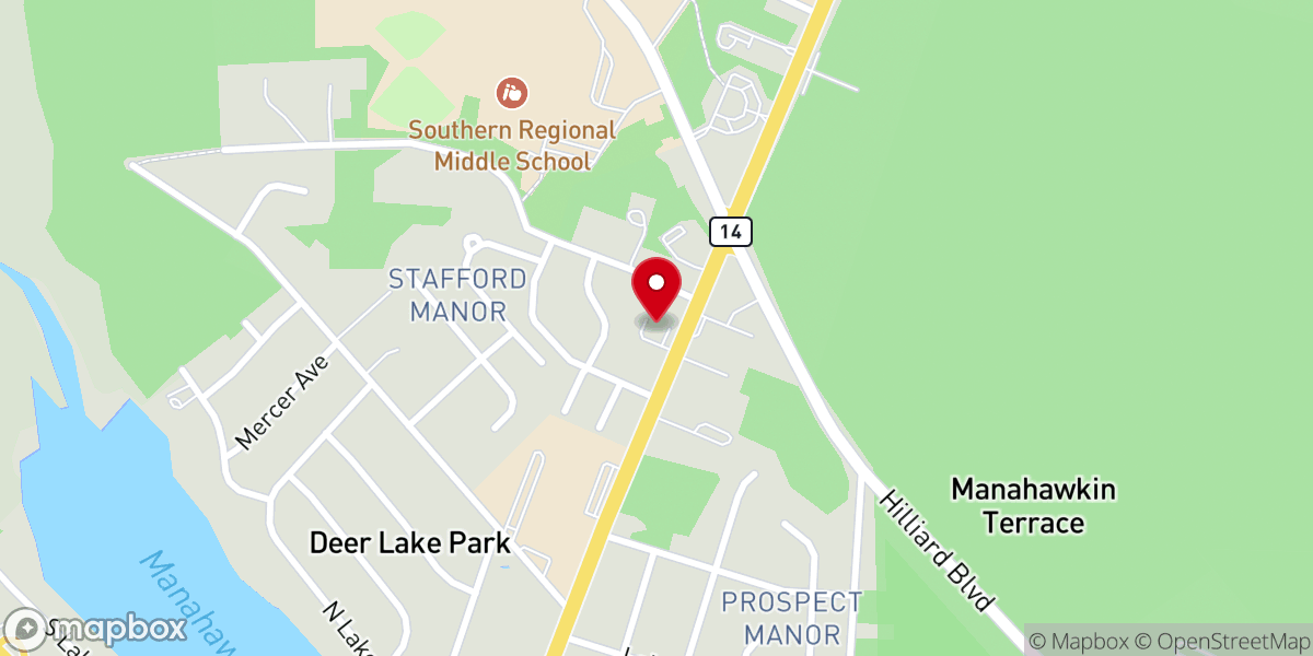 Map showing location of Hearts of Mercy