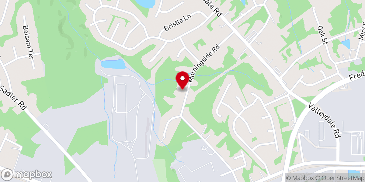 Map showing location of Charlotte Christian Assembly