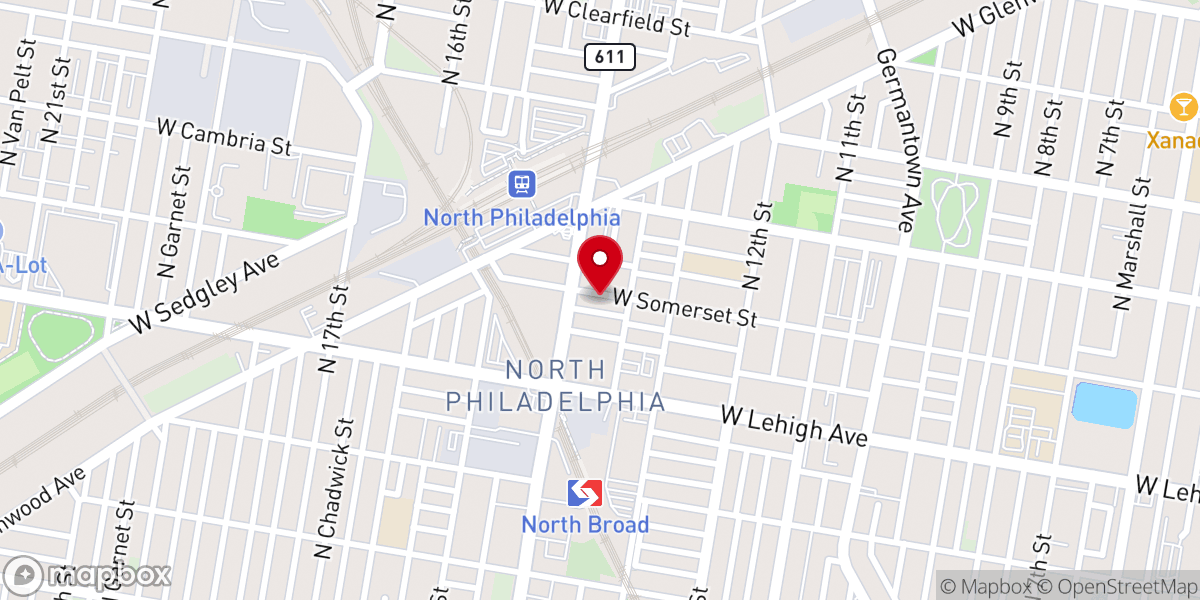 Map showing location of Greater Love Temple-Faith Church