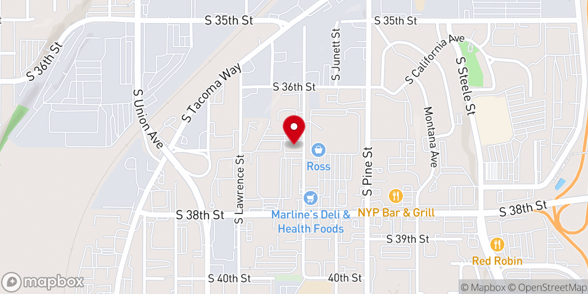 Map showing location of Word of Life Northwest