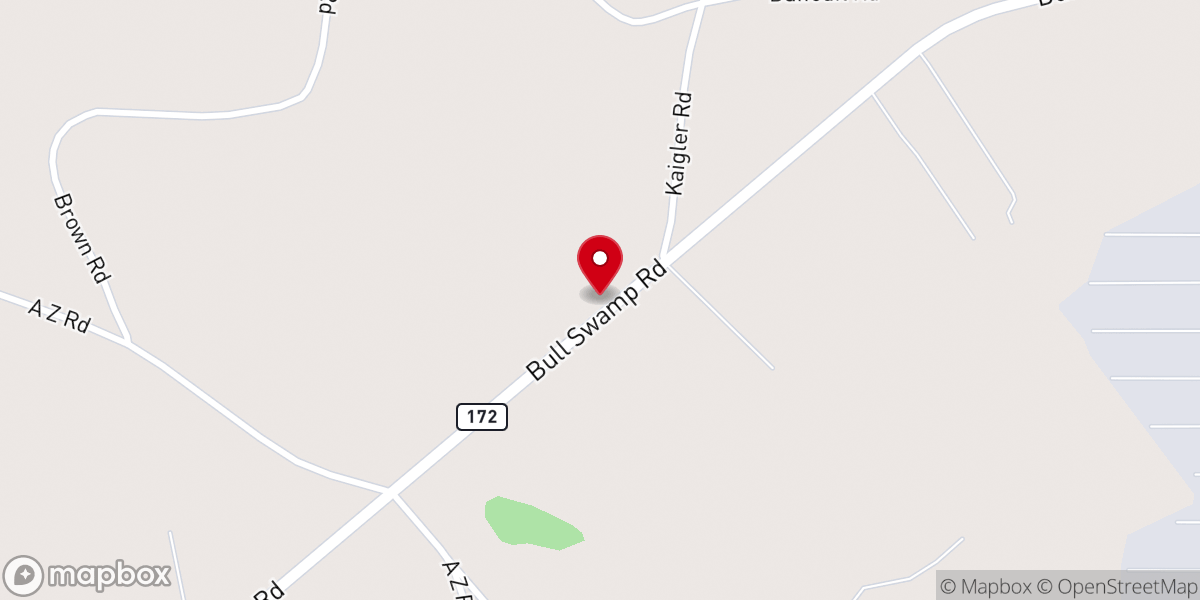 Map showing location of St. Peter AME Church