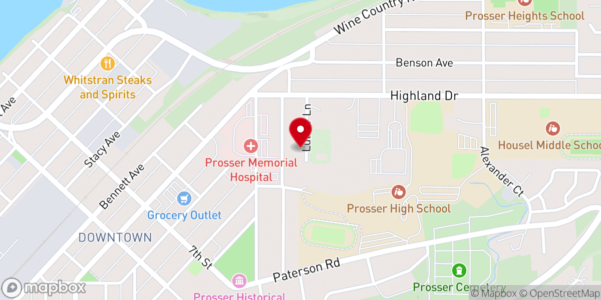Map showing location of Messiah Lutheran Child Care