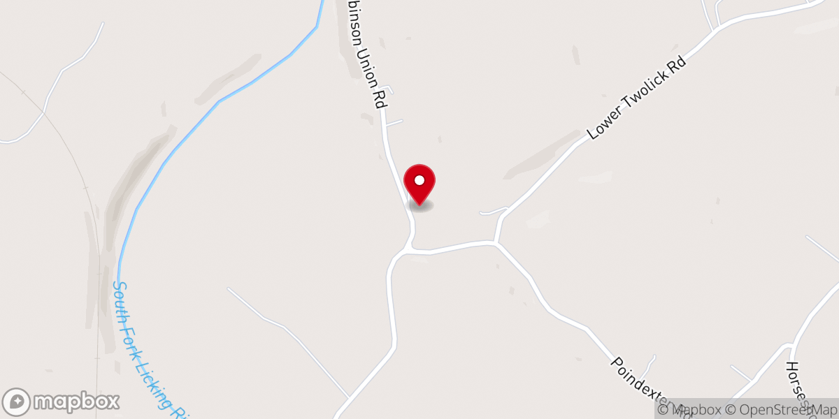 Map showing location of Union Church