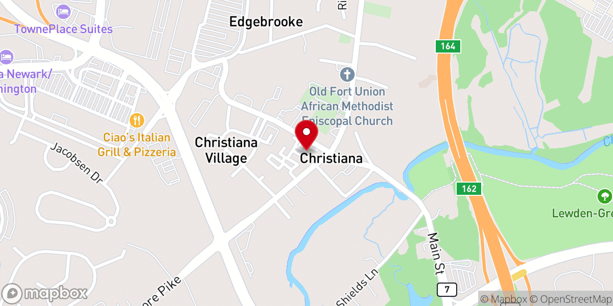 Map showing location of Christ Celebration Center CCC