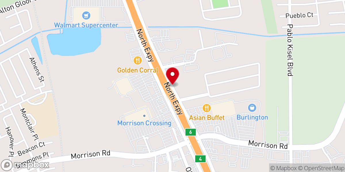 Map showing location of Tierra Bella Family Church