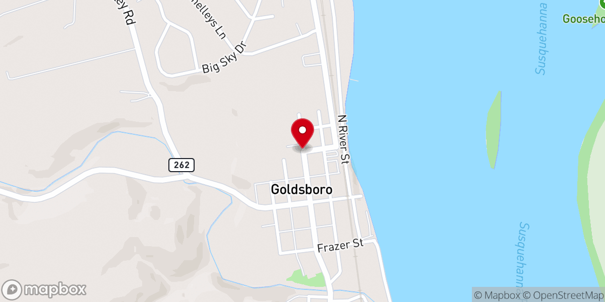 Map showing location of PAC christian counseling services