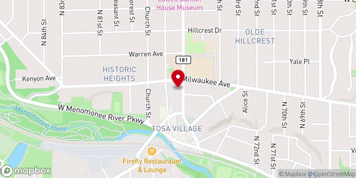 Map showing location of St. Matthew's Ev. Lutheran Church ELCA